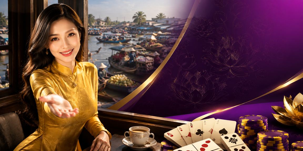 Giao diện game bài trong bối cảnh Cần Thơ Khu vực game bài được minh họa trong không gian cà phê Cần Thơ