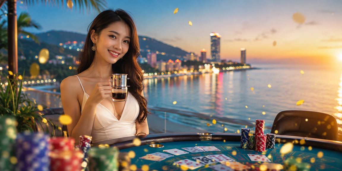 Xem trước live casino và baccarat Phú Quốc Baccarat và live casino được xem trước trong không gian Phú Quốc